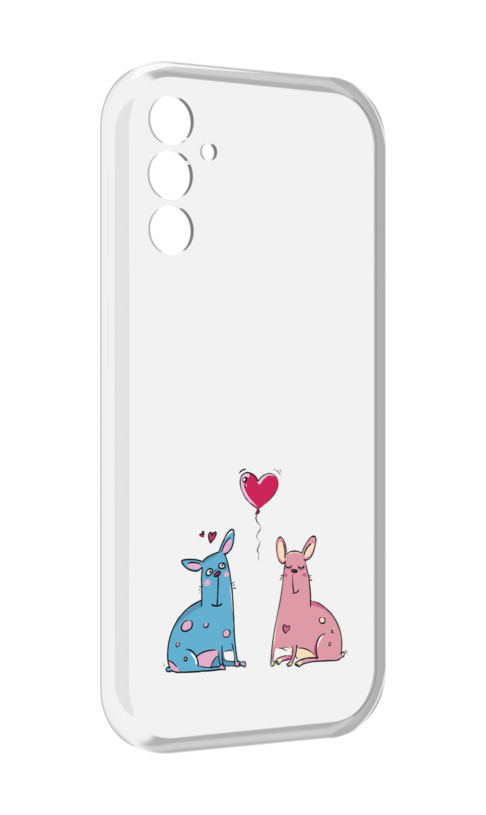 

Чехол MyPads Лама любовь для Samsung Galaxy M13, Прозрачный, Tocco