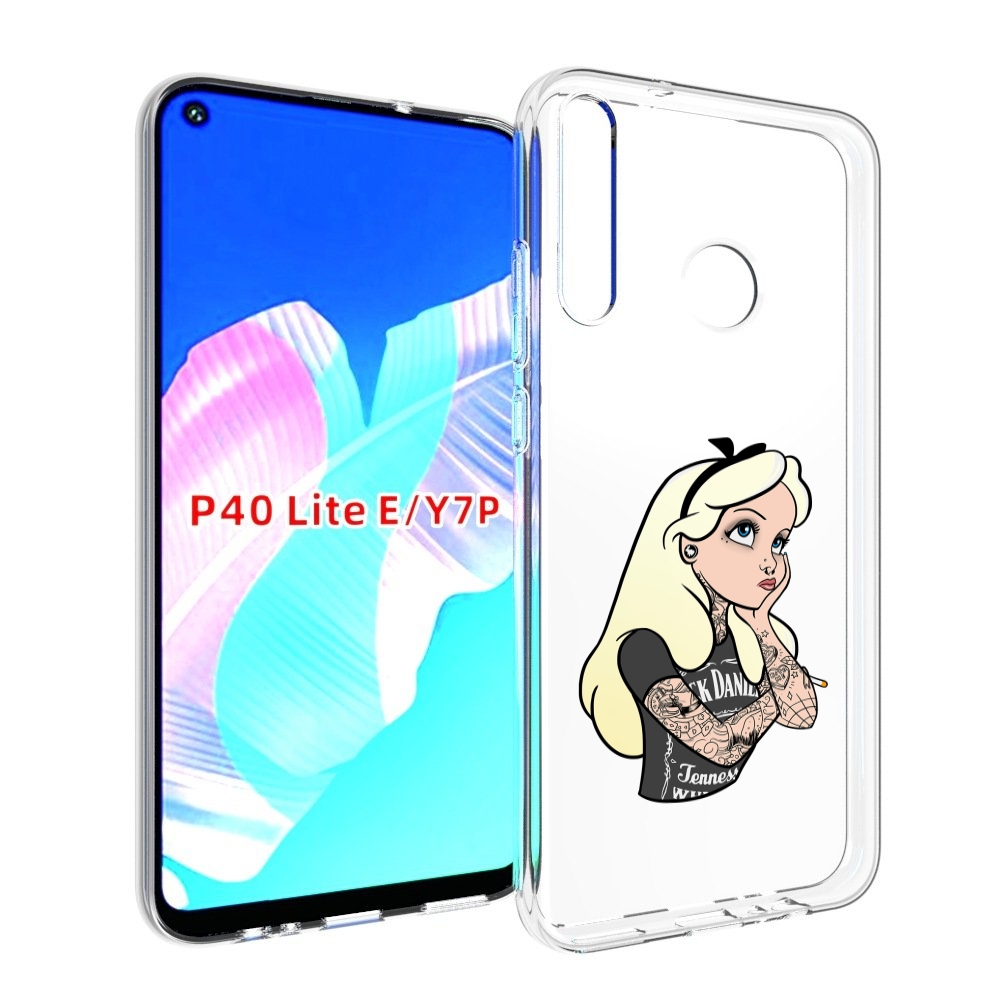 

Чехол бампер MyPads принцесса-в-татуировках женский для Huawei P, Прозрачный, Tocco