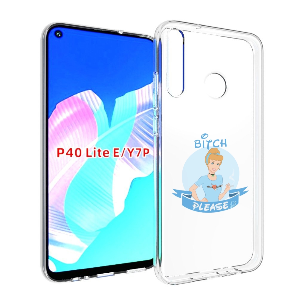 

Чехол бампер MyPads принцесса-эльза женский для Huawei P40 Lite, Прозрачный, Tocco