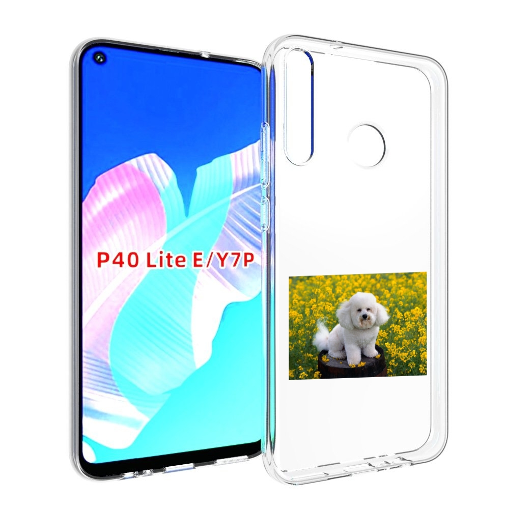 

Чехол бампер MyPads пудель белыи для Huawei P40 Lite E, Прозрачный, Tocco