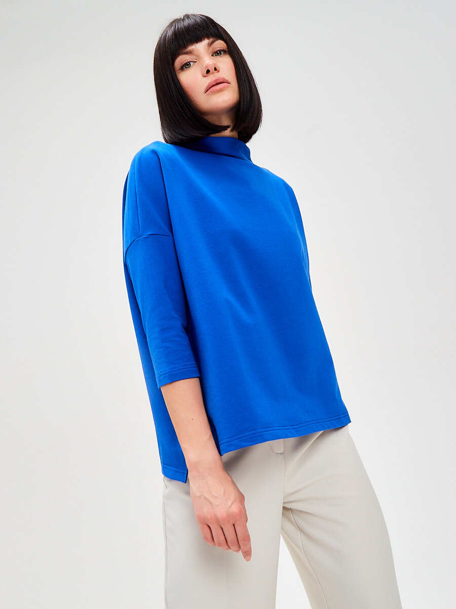 

Лонгслив женский KATHARINA KROSS 00-00003920 синий XL, 00-00003920