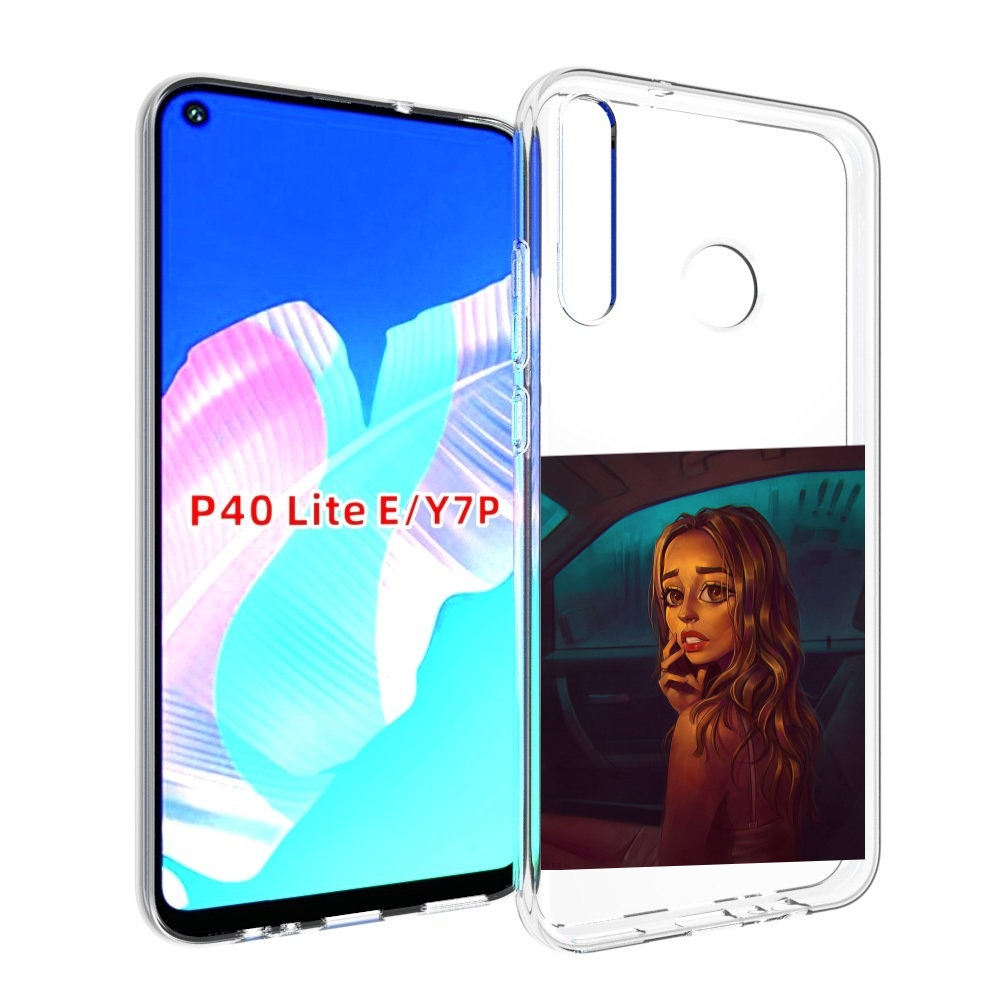 

Чехол бампер MyPads пуп-невесты женский для Huawei P40 Lite E, Прозрачный, Tocco