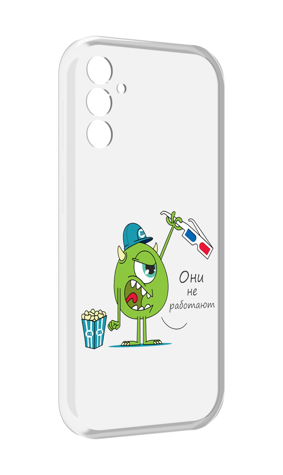 

Чехол MyPads Очки не работают для Samsung Galaxy M13, Прозрачный, Tocco