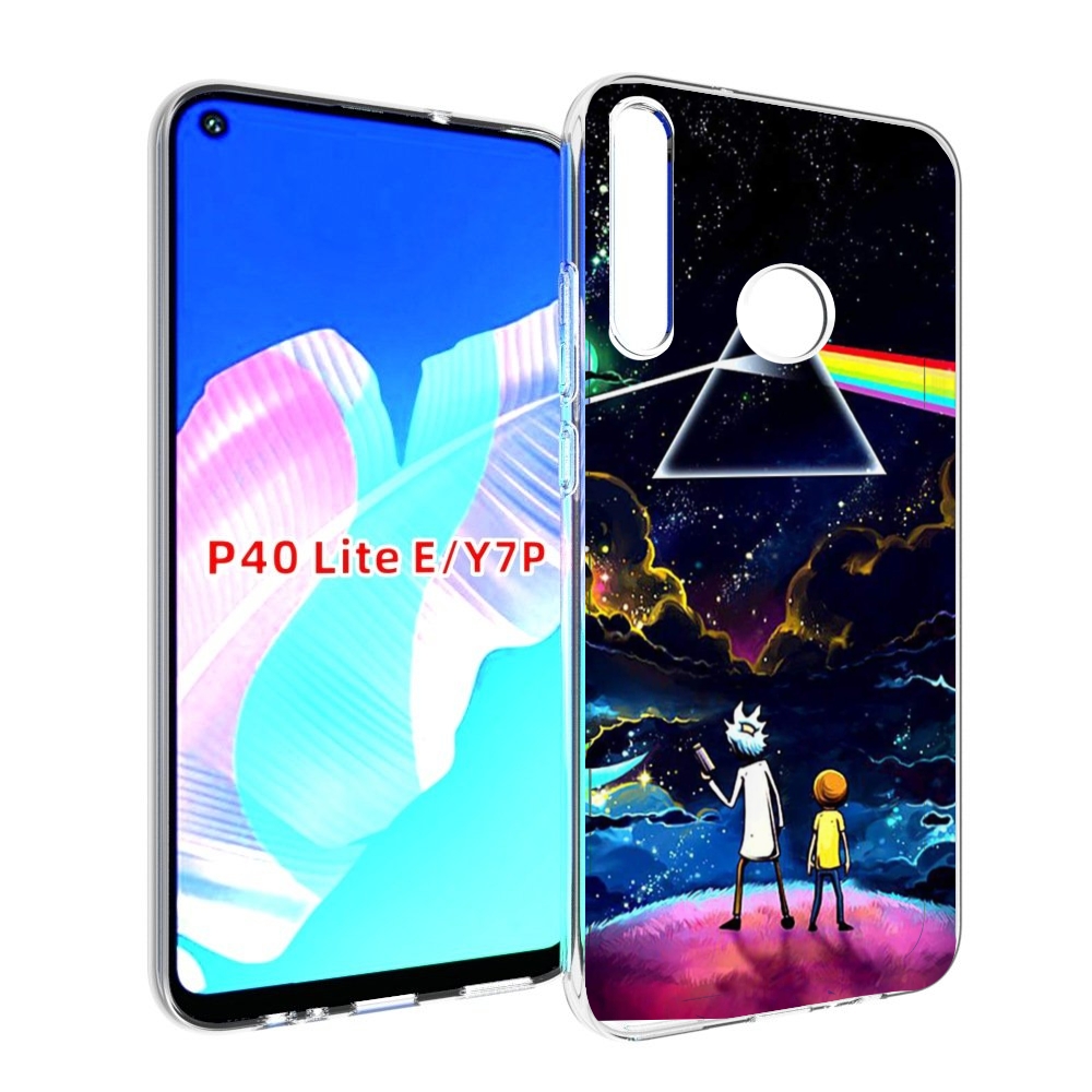 

Чехол бампер MyPads рик и морти в космосе для Huawei P40 Lite E, Прозрачный, Tocco