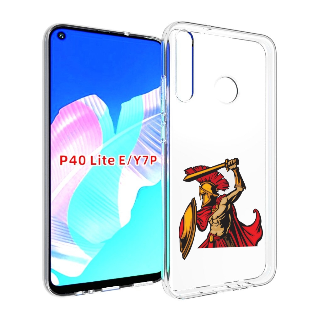 

Чехол бампер MyPads римский-воин для Huawei P40 Lite E, Прозрачный, Tocco