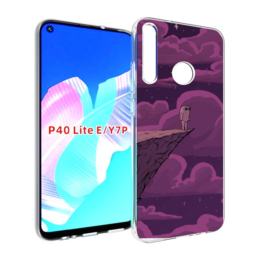 

Чехол бампер MyPads розовая-фасолька для Huawei P40 Lite E, Прозрачный, Tocco