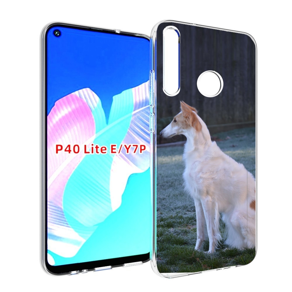 

Чехол бампер MyPads русская псовая борзая для Huawei P40 Lite E, Прозрачный, Tocco