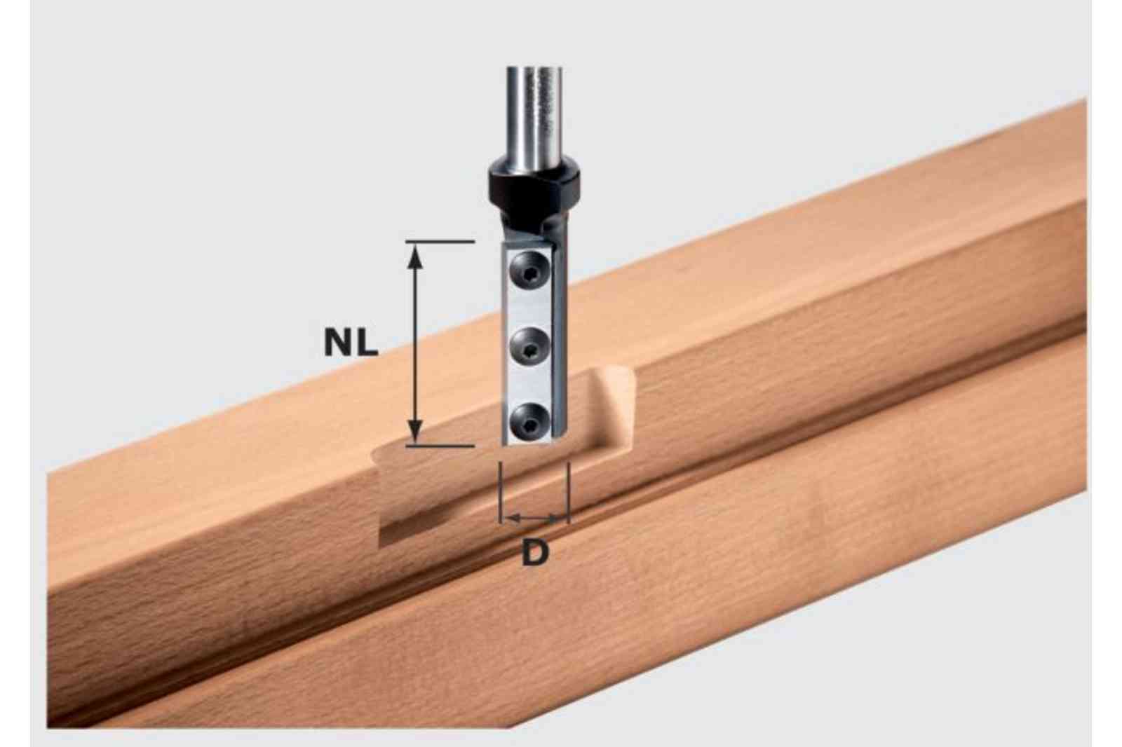 

Фреза пазовая Festool Wepla HW S12 D16/50 WP 497454, HW S12 D16/50 WP