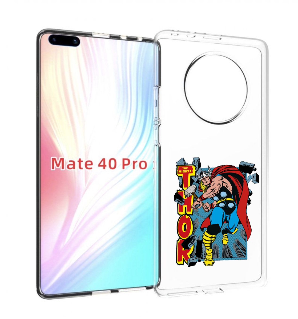 

Чехол MyPads тор комикс для Huawei Mate 40 Pro (NOH-NX9), Прозрачный, Tocco