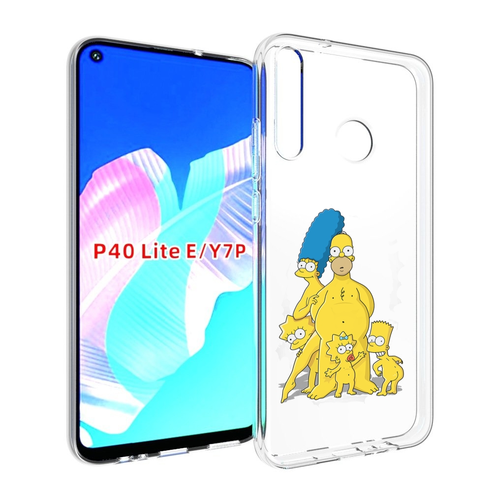 

Чехол бампер MyPads семья-симпсонов для Huawei P40 Lite E, Прозрачный, Tocco