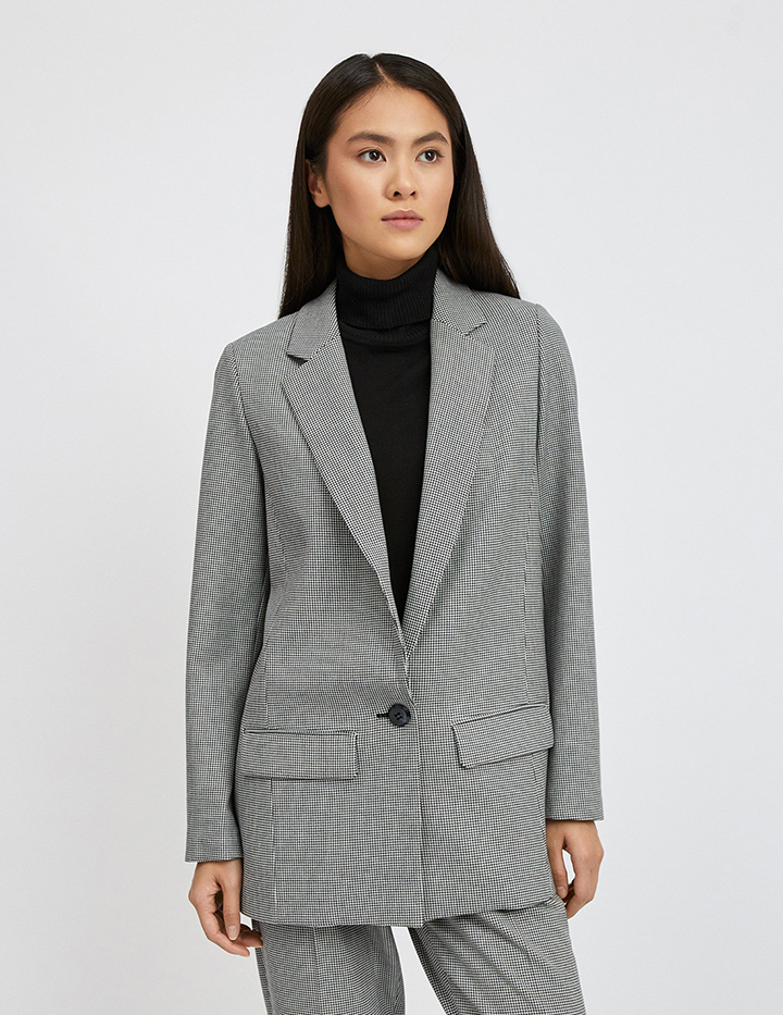 

Жакет женский United Colors of Benetton 21A_2TUJ52475 разноцветный 46, 21A_2TUJ52475