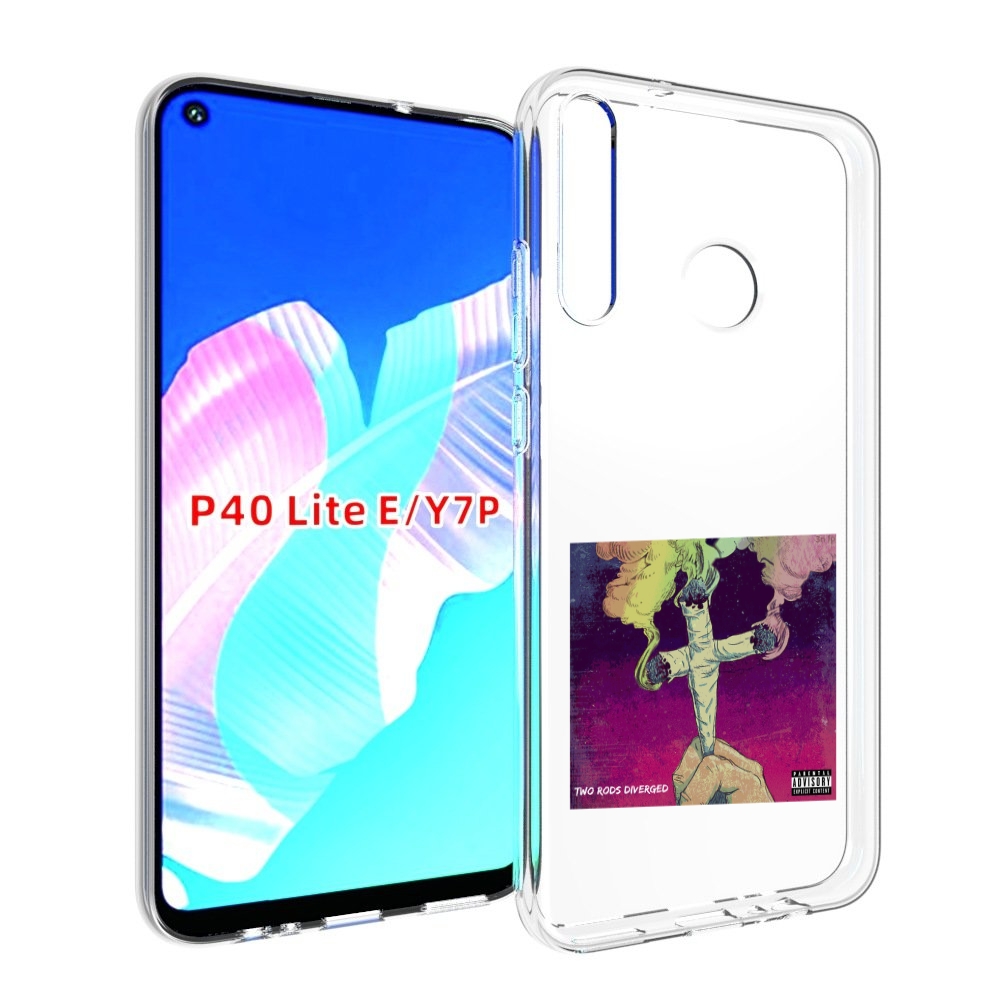 

Чехол бампер MyPads сигаретный крест для Huawei P40 Lite E, Прозрачный, Tocco