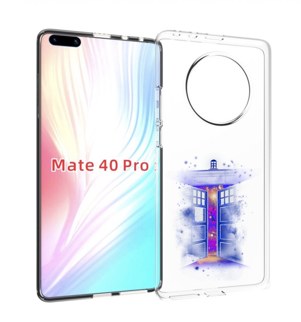 

Чехол MyPads фиолетовый уголок абстракция для Huawei Mate 40 Pro (NOH-NX9), Прозрачный, Tocco