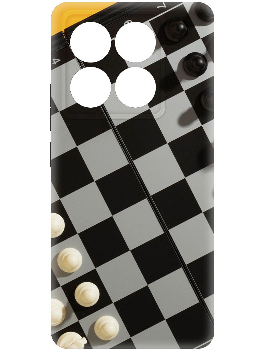 

Чехол-накладка Krutoff Soft Case Шахматы для Xiaomi 14T Pro черный