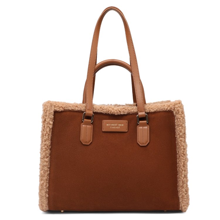 Сумка тоут женская My Best Bag 5089 коричневая