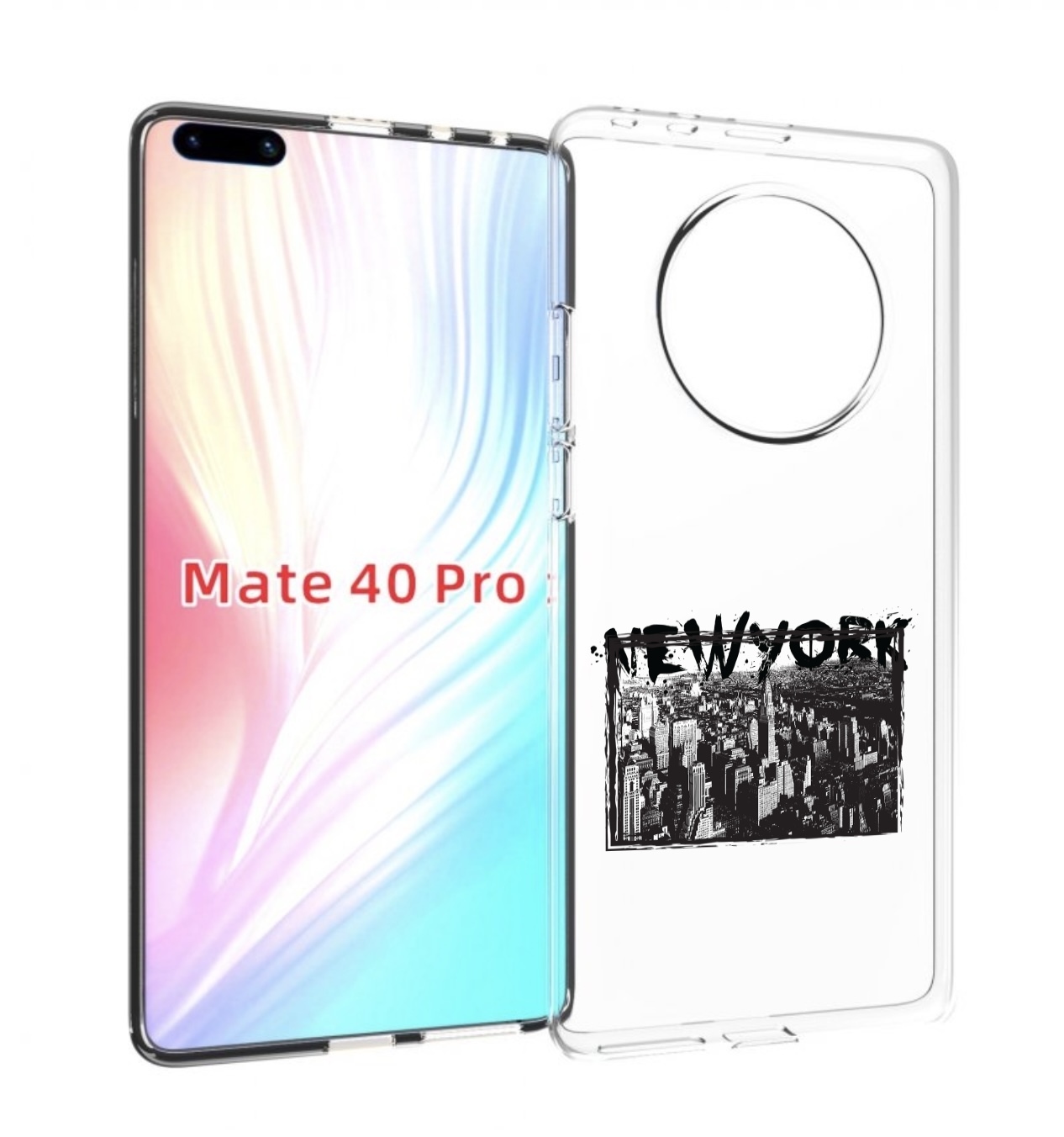 

Чехол MyPads че для Huawei Mate 40 Pro (NOH-NX9), Прозрачный, Tocco