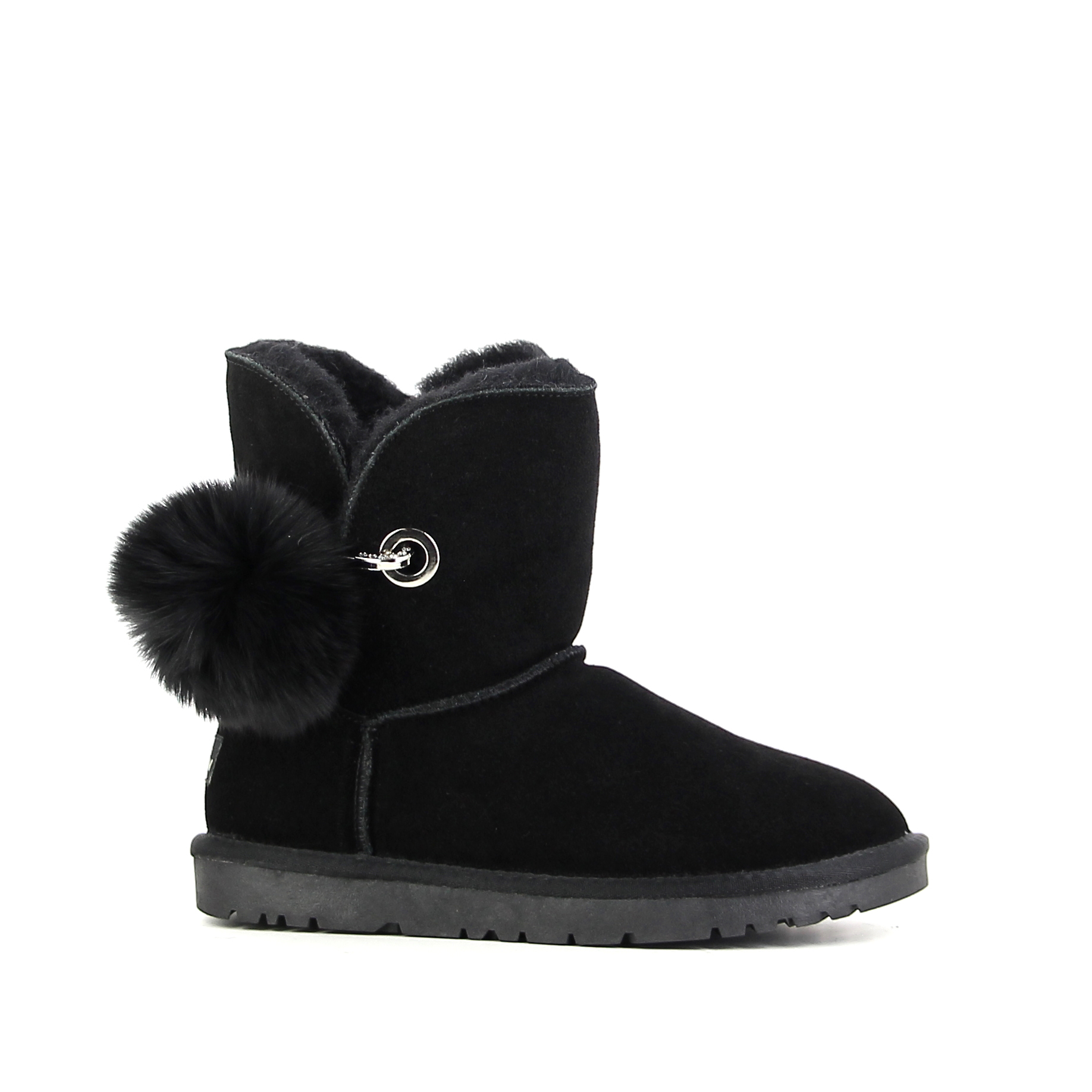 

Полусапоги женские Baden MF002-124 черные 39 RU, MF002-124