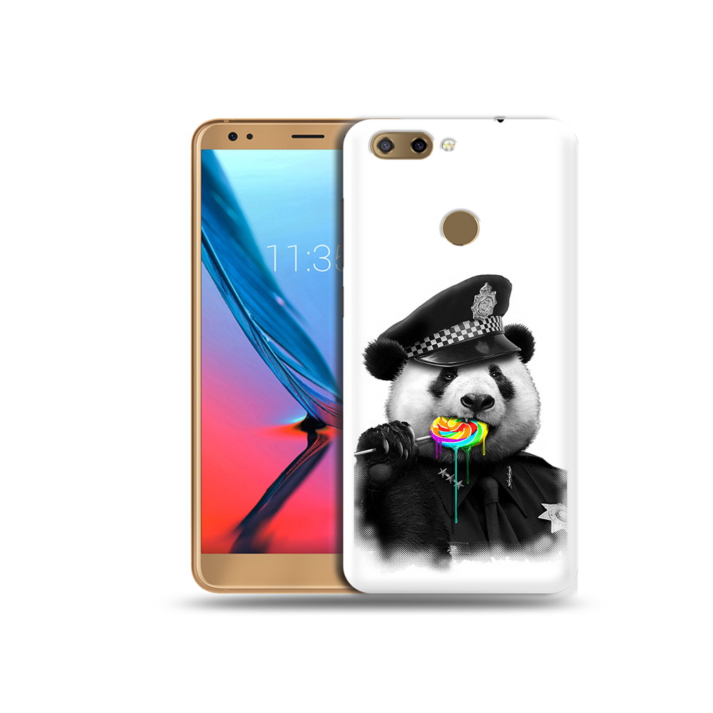 

Чехол MyPads Tocco для ZTE Blade V9 Панда полиция (PT106427.464.130), Прозрачный, Tocco