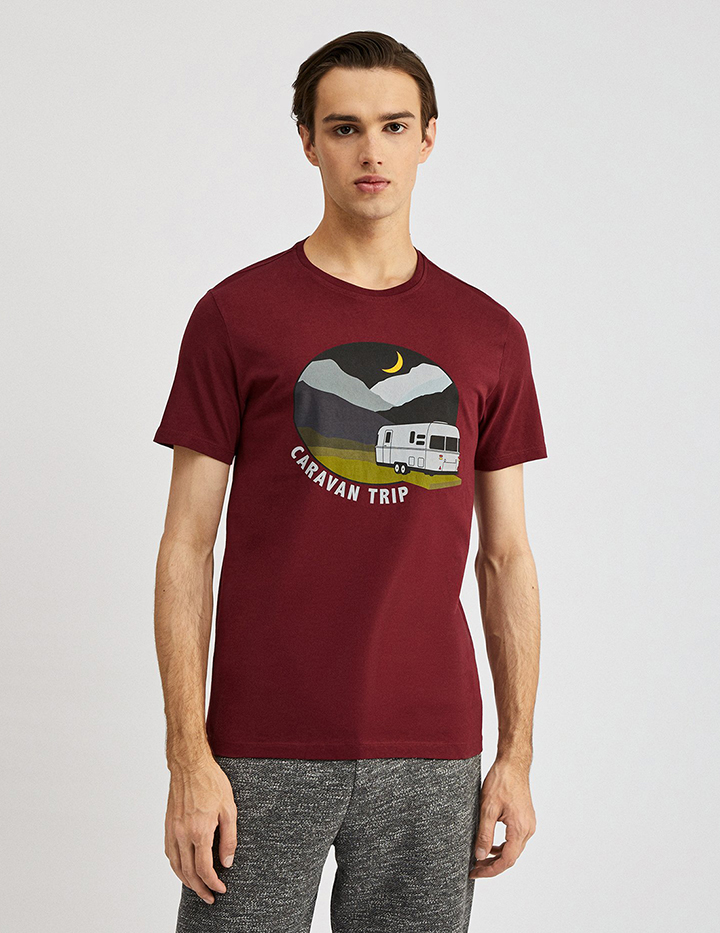 

Футболка мужская United Colors of Benetton 21A_3MI5J1BD0 красная XS, 21A_3MI5J1BD0
