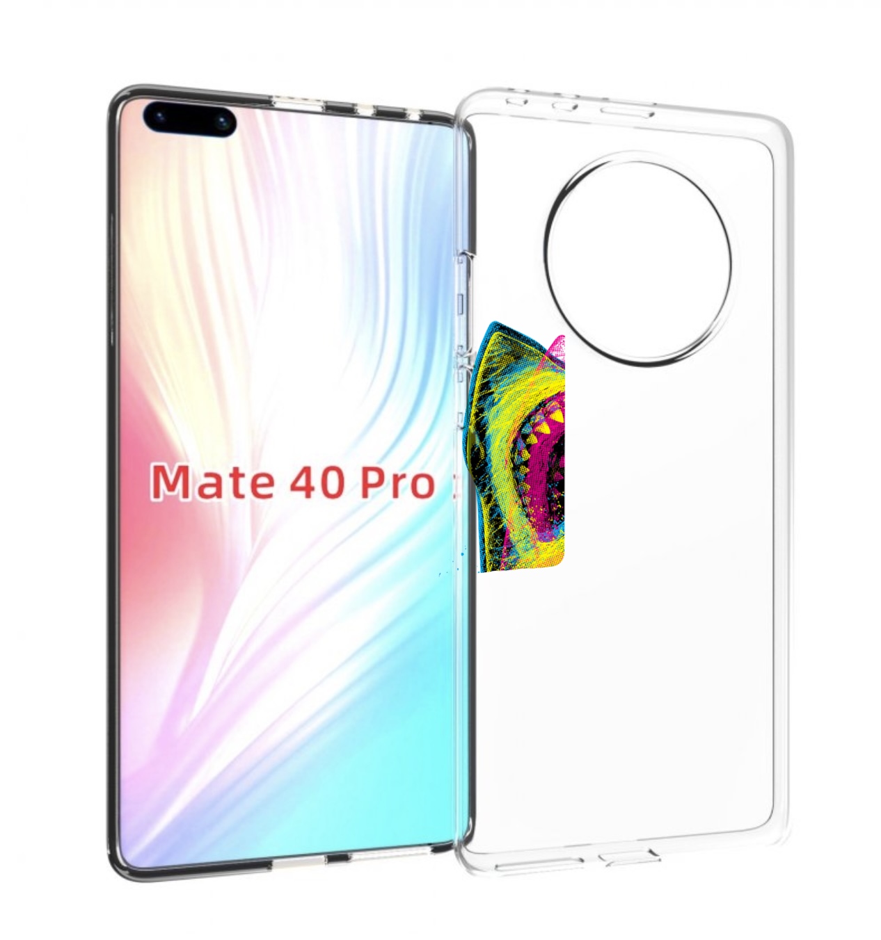 

Чехол MyPads челюсти-2 для Huawei Mate 40 Pro (NOH-NX9), Прозрачный, Tocco