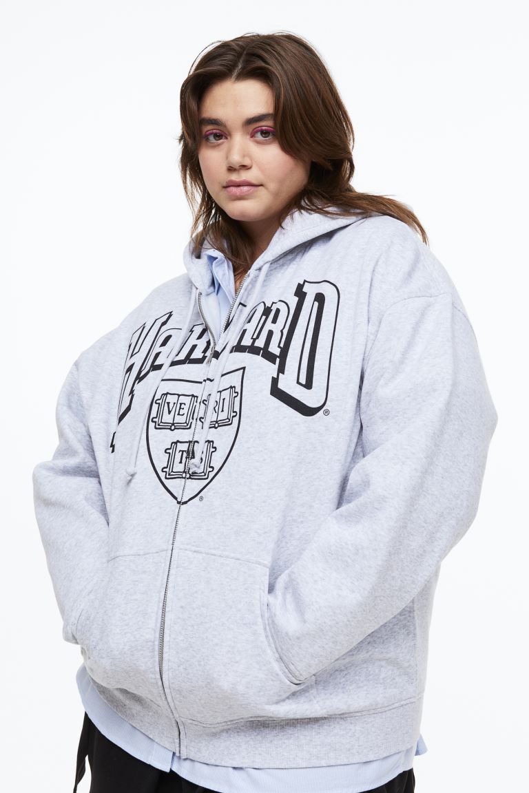 

Толстовка женская H&M 1114090003 серая 3XL (доставка из-за рубежа), 1114090003