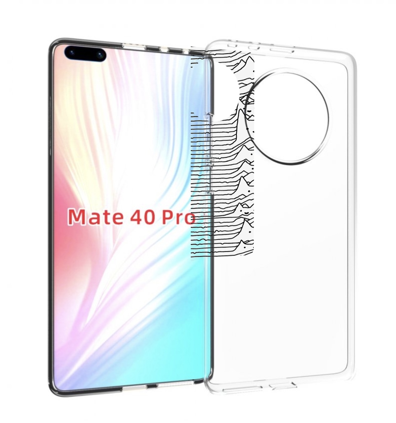 

Чехол MyPads черно белые коты 3D для Huawei Mate 40 Pro (NOH-NX9), Прозрачный, Tocco