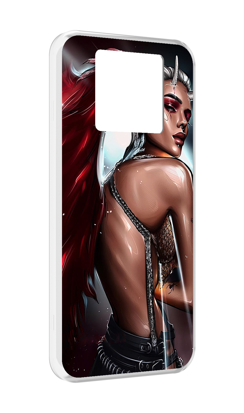 

Чехол MyPads девушка-с-крыльями женский для Black Shark 3 5G / Black Shark 3S, Прозрачный, Tocco