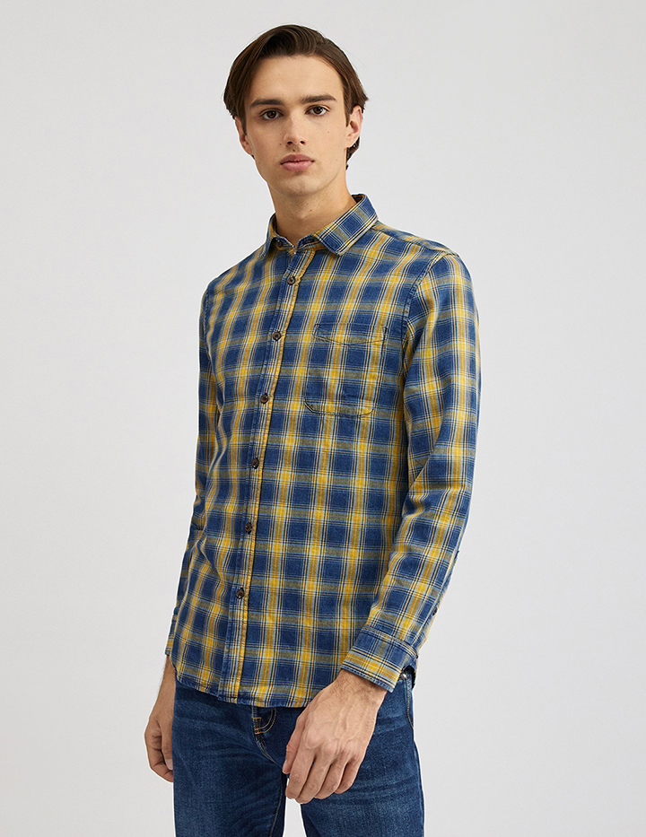 фото Рубашка мужская united colors of benetton 21a_565n5qn78 разноцветная 2xl
