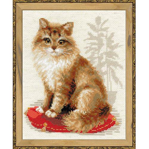 фото Набор для вышивания риолис кошка домашняя