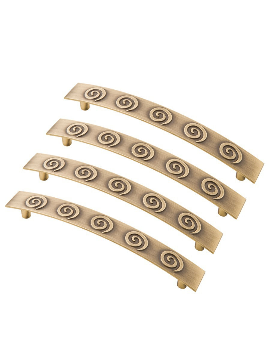 

Комплект из 4 шт ручка-скоба 128 мм Kerron RS-007-128 BA бронза, Коричневый, RK-002