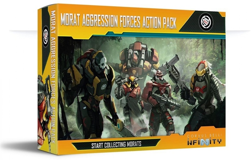 Миниатюры Corvus Belli Infinity Morat Aggression Forces Action Pack 10429 13860₽