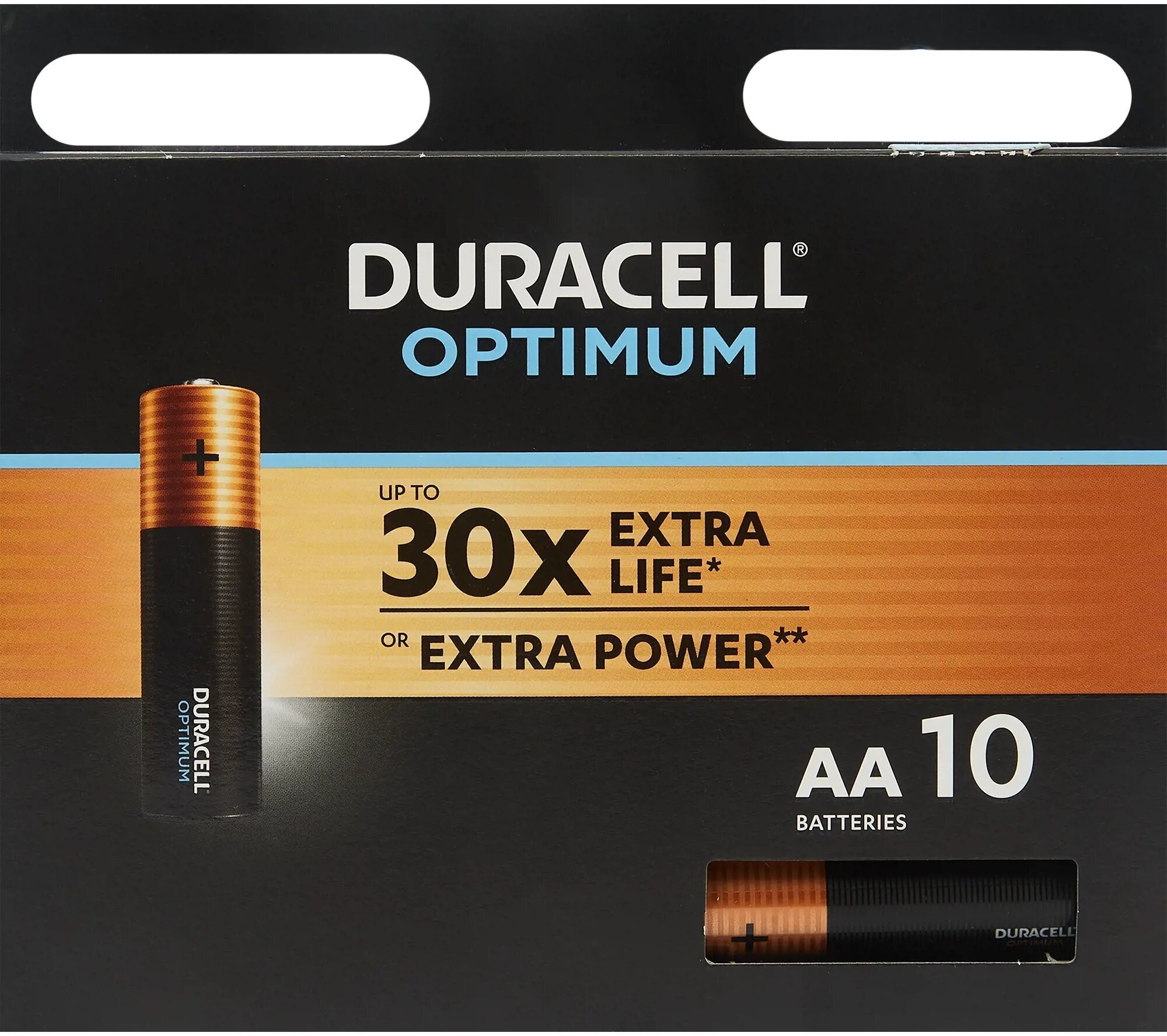 

Батарейка LR06 Duracell Optimum (AA-пальчиковые) 10 шт. 1шт
