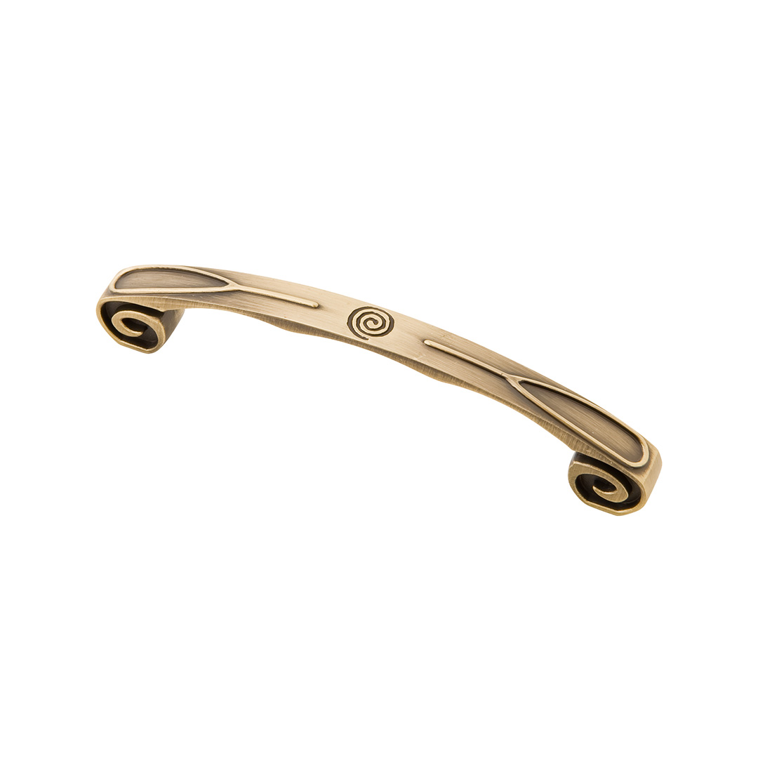 

Комплект из 4 шт Ручка-скоба 96 мм Kerron RS-012-96 BA, бронза, Коричневый, RS-012