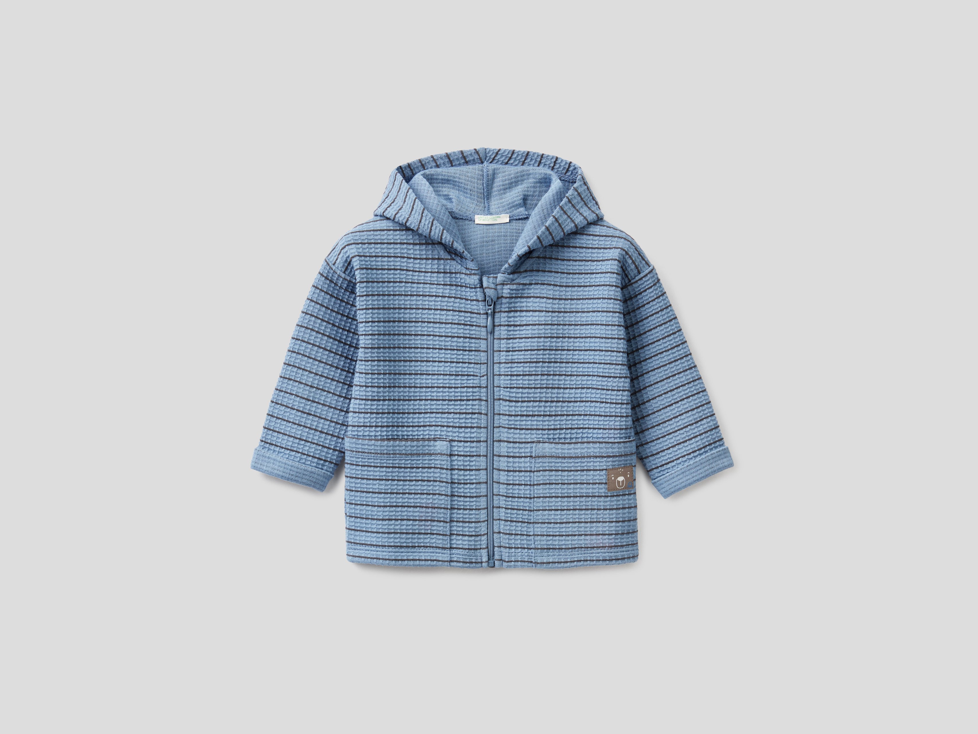 фото Толстовка для девочек benetton цв. разноцветный р.62 united colors of benetton