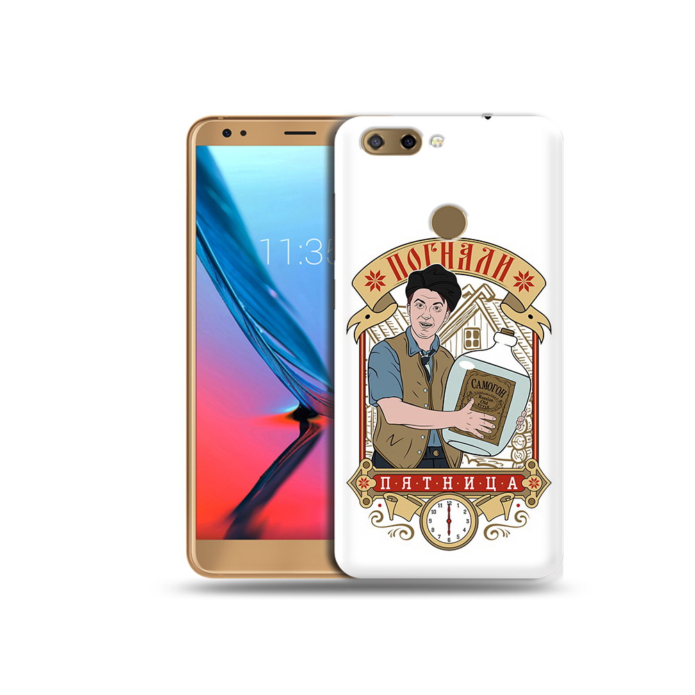 

Чехол MyPads Tocco для ZTE Blade V9 Погнали пятница (PT106427.464.137), Прозрачный, Tocco
