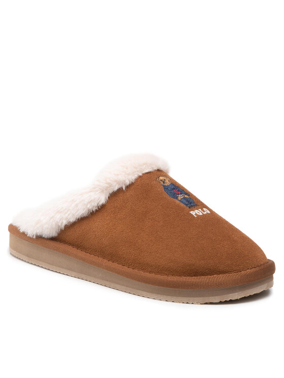 

Тапочки Kayleigh Scuff Bear RF103881 Polo Ralph Lauren Коричневый 35 EU, Kayleigh Scuff Bear RF103881