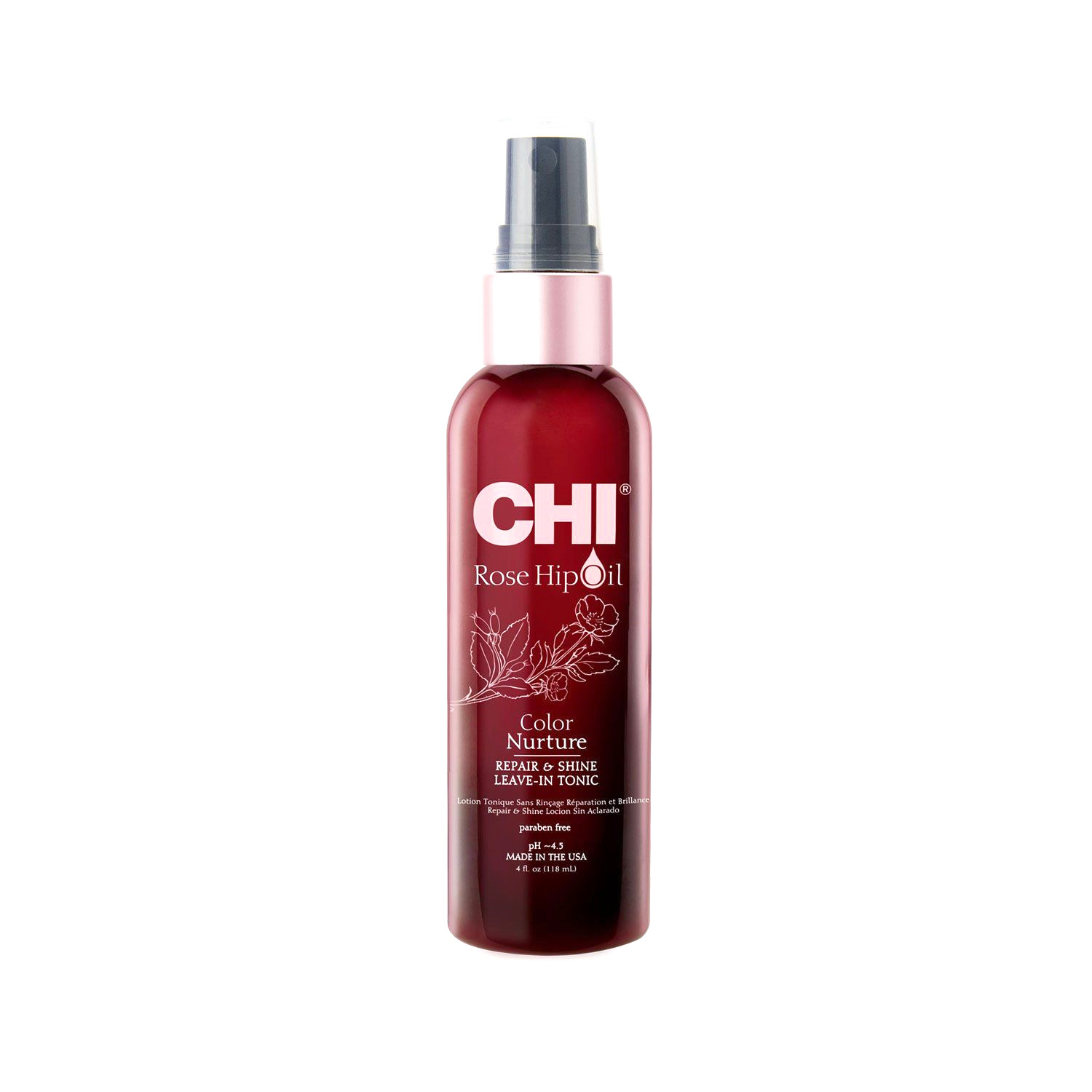 Тоник для волос CHI Rose Hip Oil Repair Shine Leave-In Tonic 118 мл 2869₽