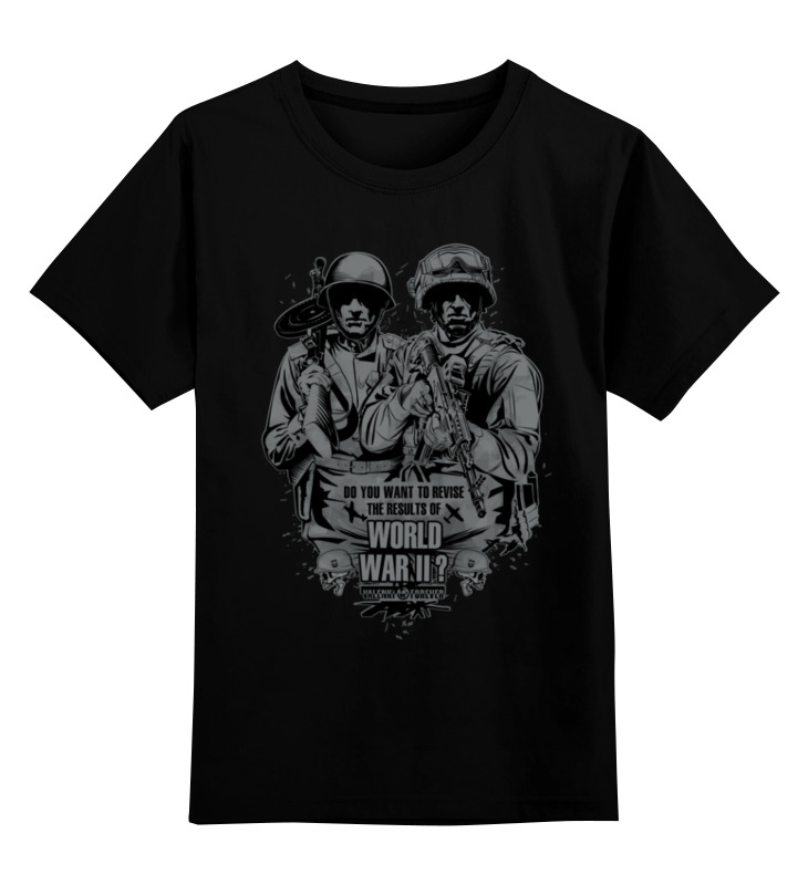 

Детская футболка Printio Итоги войны цв.черный р.104, 0000003471004