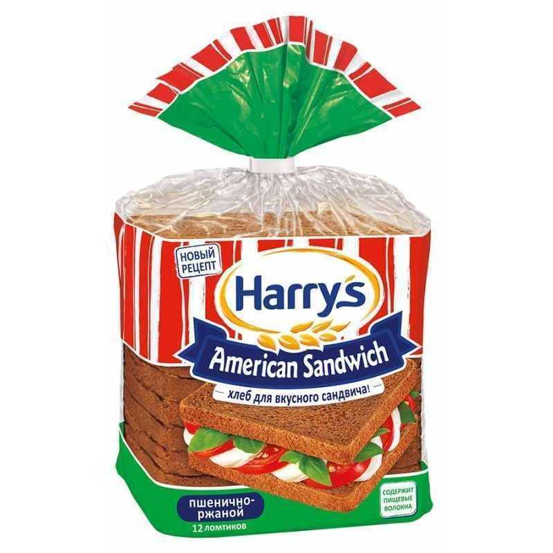 Хлеб серый Harry's American sandwich 470 г