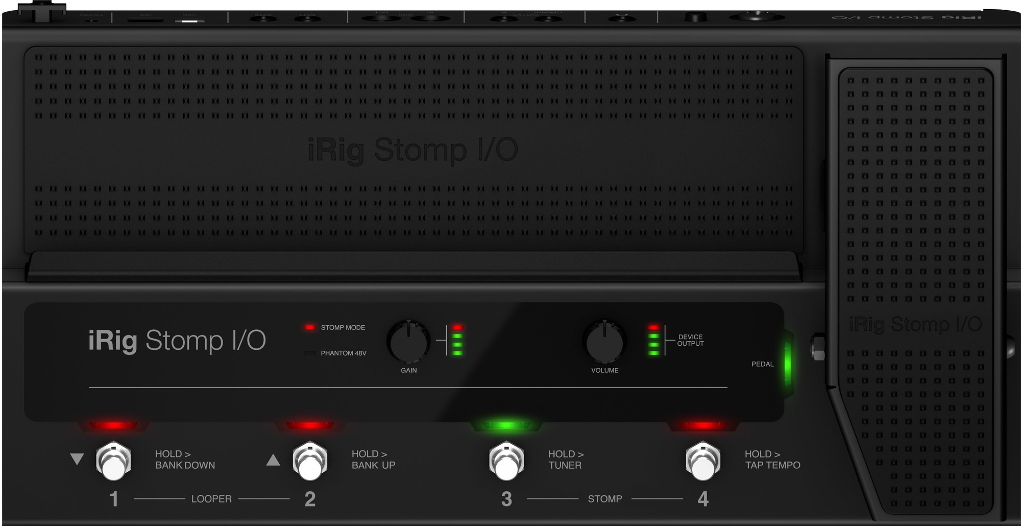 фото Hi-end интерфейс ik multimedia irig stomp i/o, цвет черный