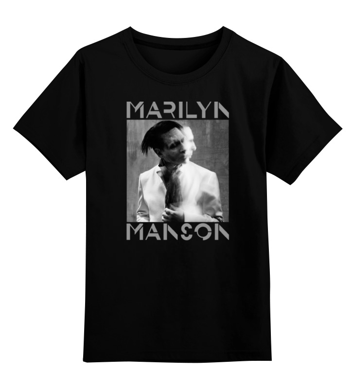 

Детская футболка классическая Printio Marilyn manson, р. 152, Черный, 0000000691879
