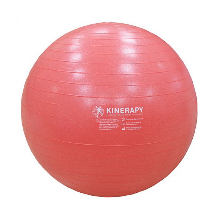 фото Мяч полумассажный kinerapy rb265, красный, 65 см