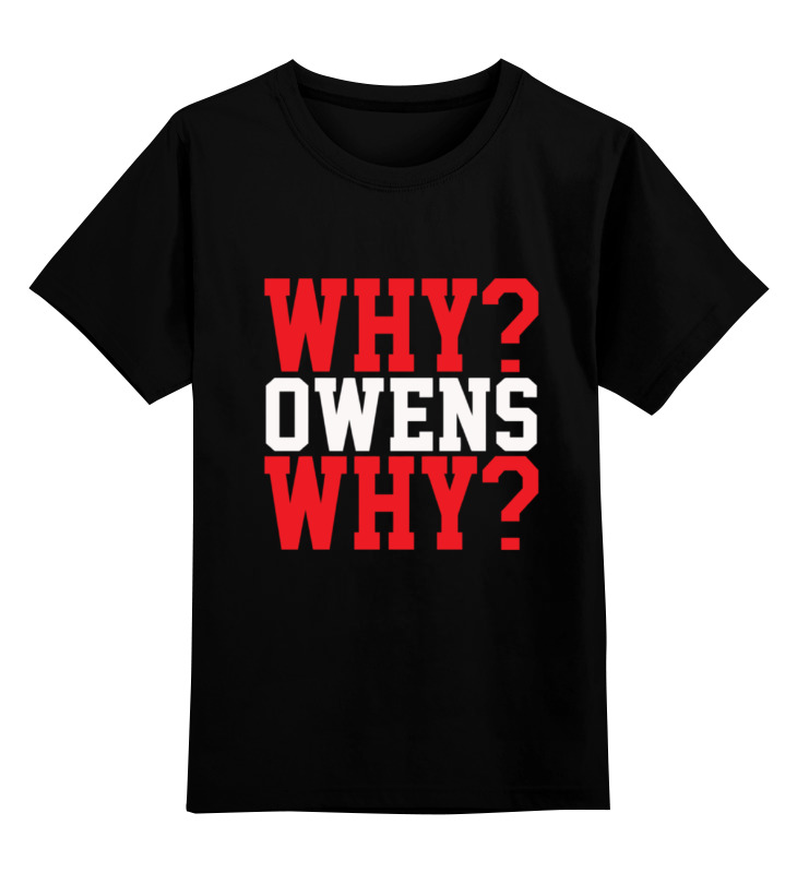 

Детская футболка классическая Printio Why owens why, р. 152, Черный, 0000000697294
