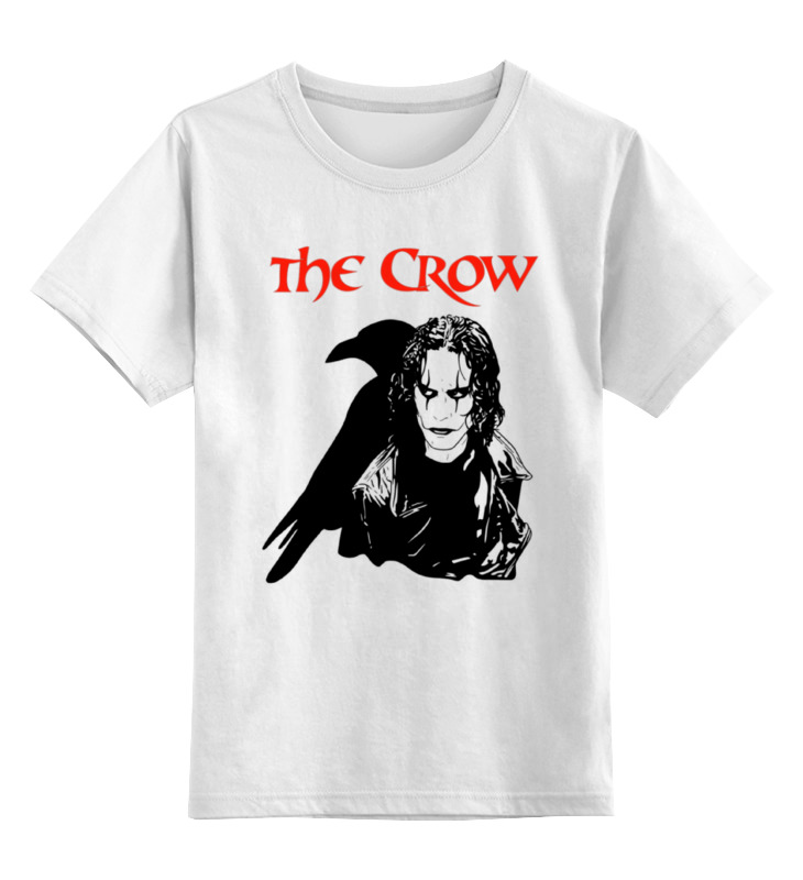 

Детская футболка классическая Printio The crow, р. 128, 0000000695635