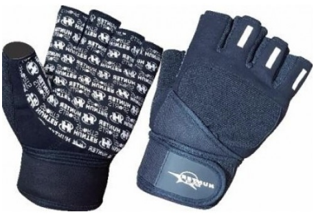 фото Перчатки для фитнеса и атлетики hunter sports hsf-307-2-a, черные, s