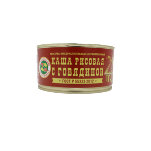 

Каша Череповецкий МК рисовая с говядиной 325 г