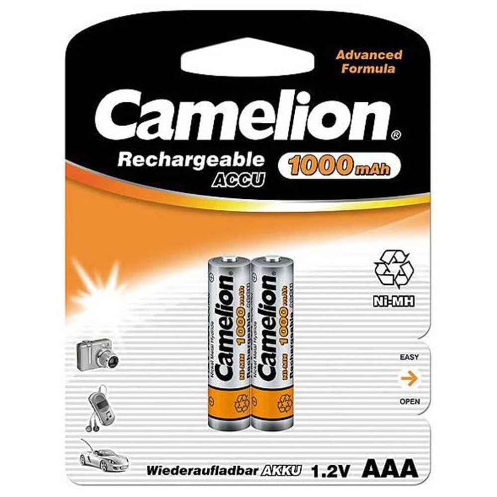 фото Аккумуляторная батарея camelion aaa-1000mah ni-mh bl-2