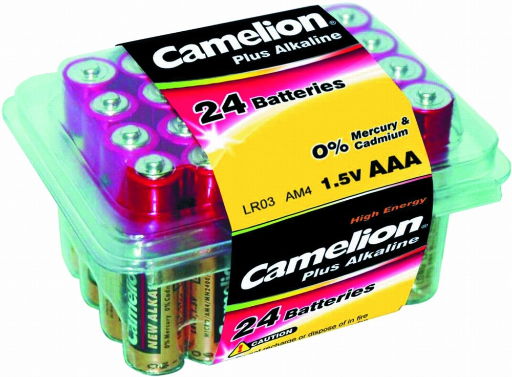 фото Батарейка camelion lr03plus alkaline pb-24 24 шт