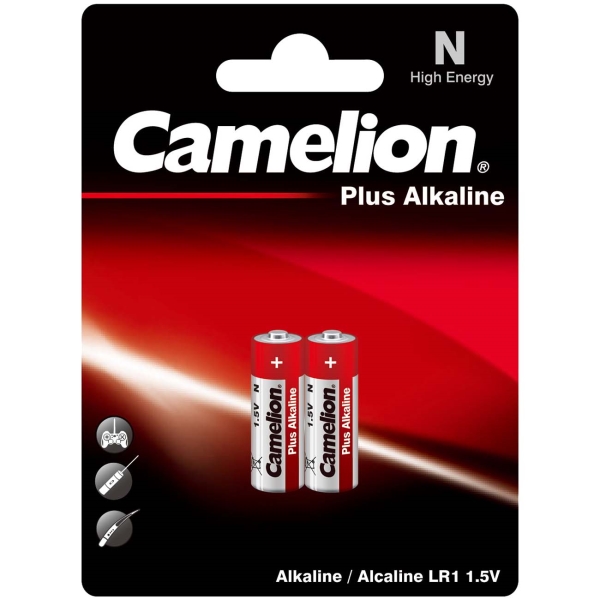 фото Батарейка camelion lr 1 alkaline bl-2 2 шт