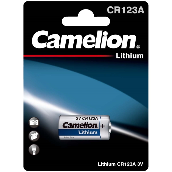 Батарейка Camelion CR123A-BP1 3V, 1 шт.